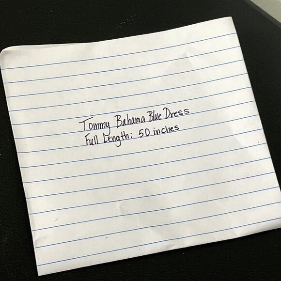 Tommy Bahama Dress Women 4‎ Blue Tiered V-Neckline Tie Lined Back Cutout Maxi - Picture 12 of 13